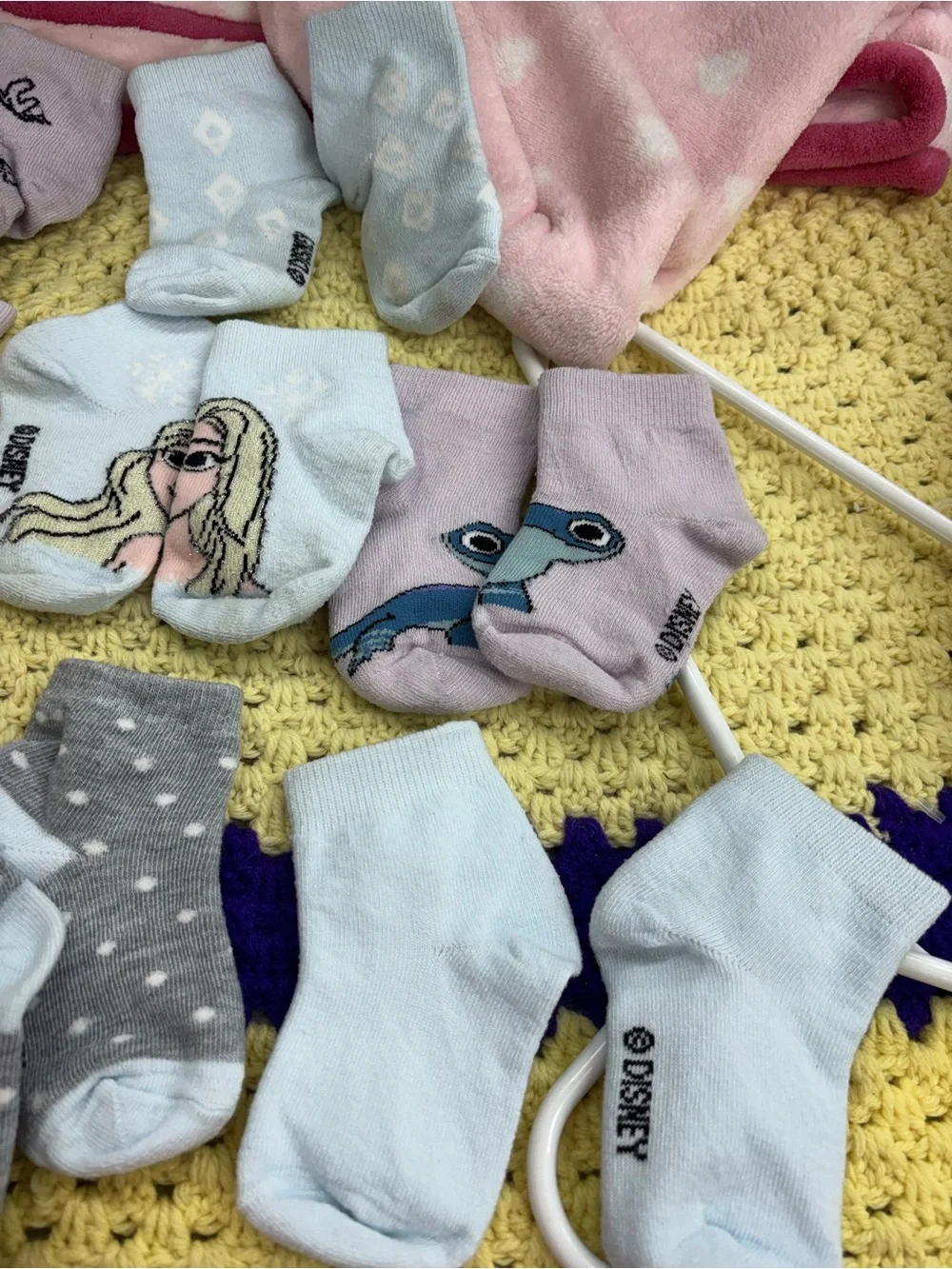 Disney lot of 8 pair toddler socks